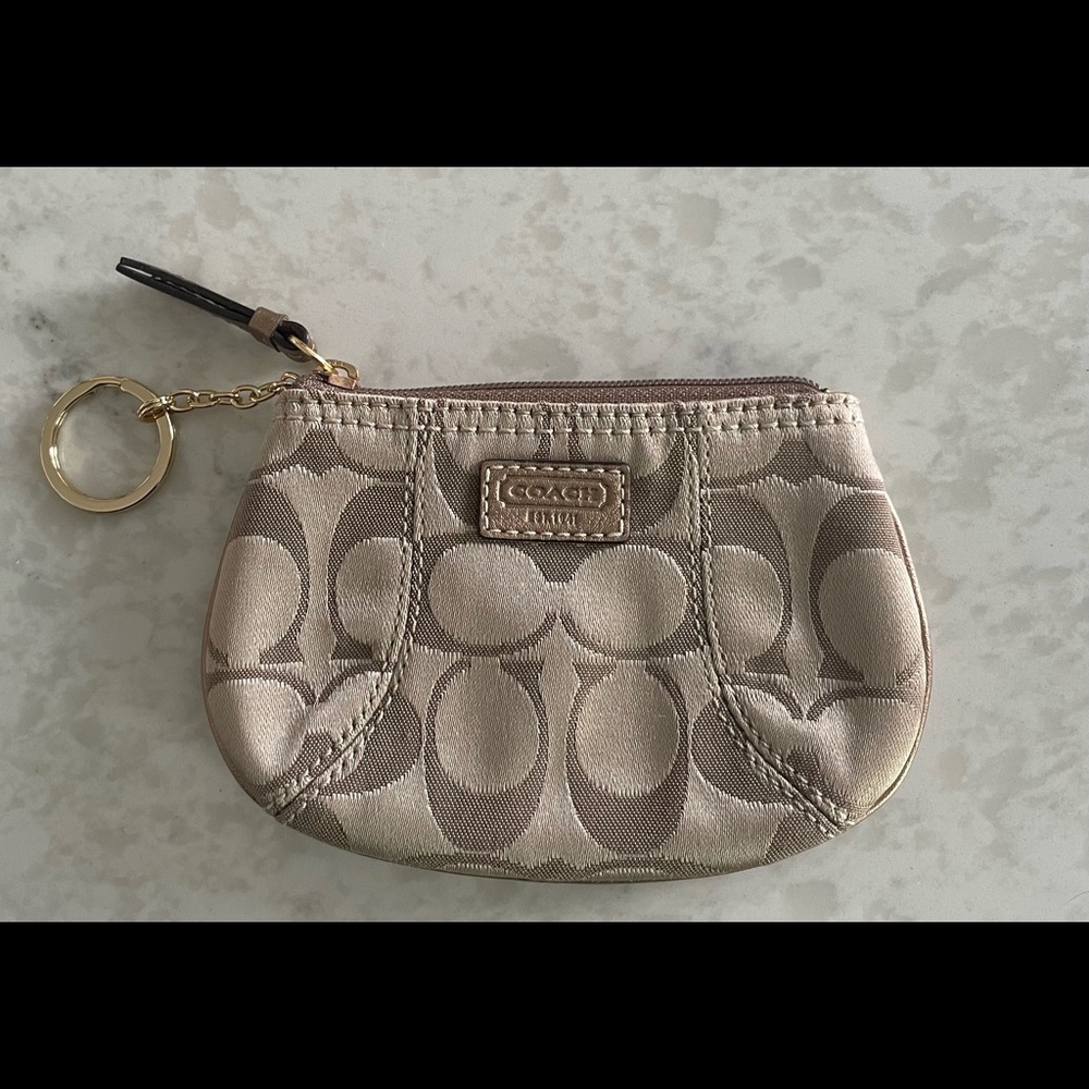 Coach Coin Purse with Key Ring New with Tags
